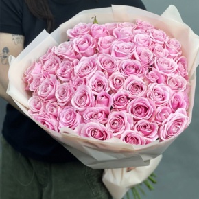 Букет из 55 роз Аваланж (60 см) в Электростали