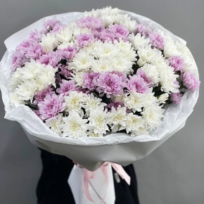 Букет "Конфетти" из 19 кустовых хризантем в Электростали