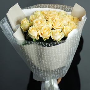 Букет из 19 роз Аваланж (70 см) в Электростали