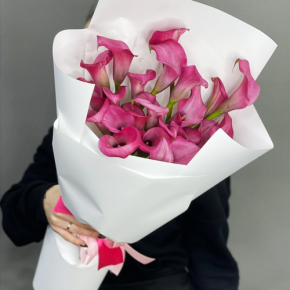 Монобукет из 21 каллы в Электростали