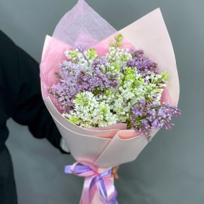 Букет из 11 веток сирени микс в Электростали