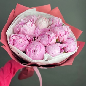 Букет из 11 пионов Сара Бернар в Электростали