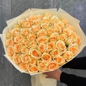 Букет из 51 розы Аваланж (60 см) в Электростали