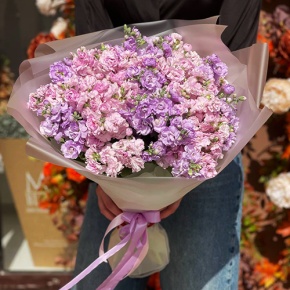 Букет из 19 ароматных маттиол в Электростали