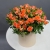 Композиция в шляпной коробке из оранжевых кустовых роз в Электростали Композиция в шляпной коробке из оранжевых кустовых роз в Электростали