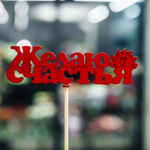 Топпер Желаю Счастья в Электростали