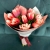 Букет из 15 розовых тюльпанов в Электростали