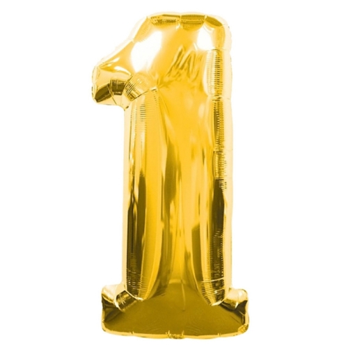 Шар гелиевый цифра 1 (40х102 см) в Электростали