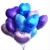 Сердце сиреневое фольгированный шар с гелием (45 см) в Электростали