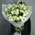 Букет "Грин ти" из кустовых роз, гербер и эустом в Электростали Букет "Грин ти" из кустовых роз, гербер и эустом в Электростали