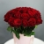 25 красных Кенийских роз в конусе в Электростали